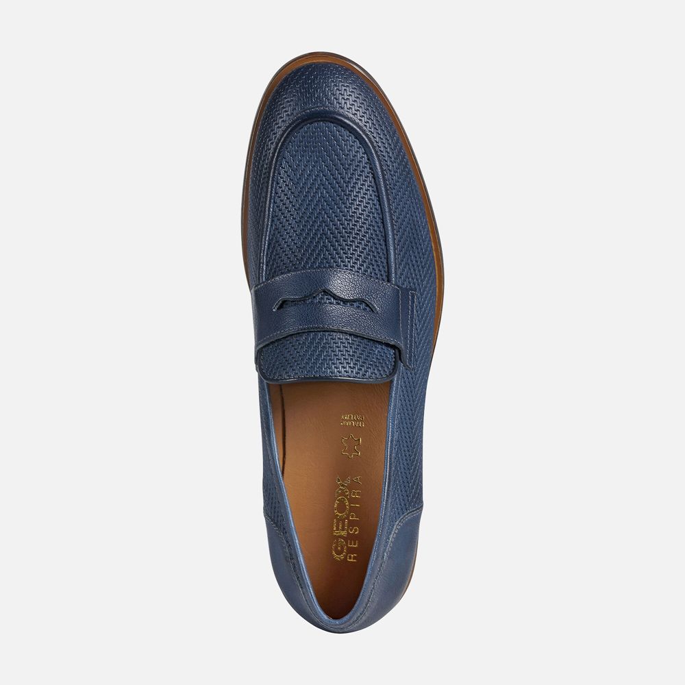 Geox Loafers Navy Bayle - Geox Mens Shoes - WSPLGR853